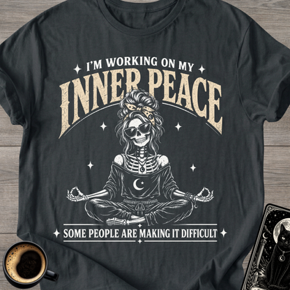 Inner Peace Skeleton T-Shirt