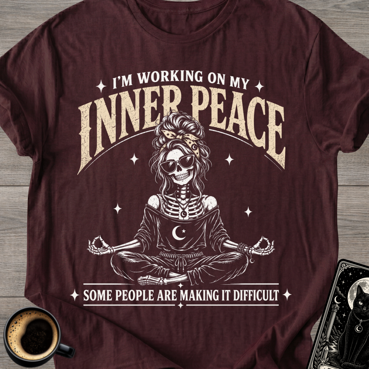 Inner Peace Skeleton T-Shirt