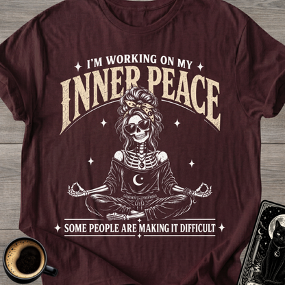 Inner Peace Skeleton T-Shirt
