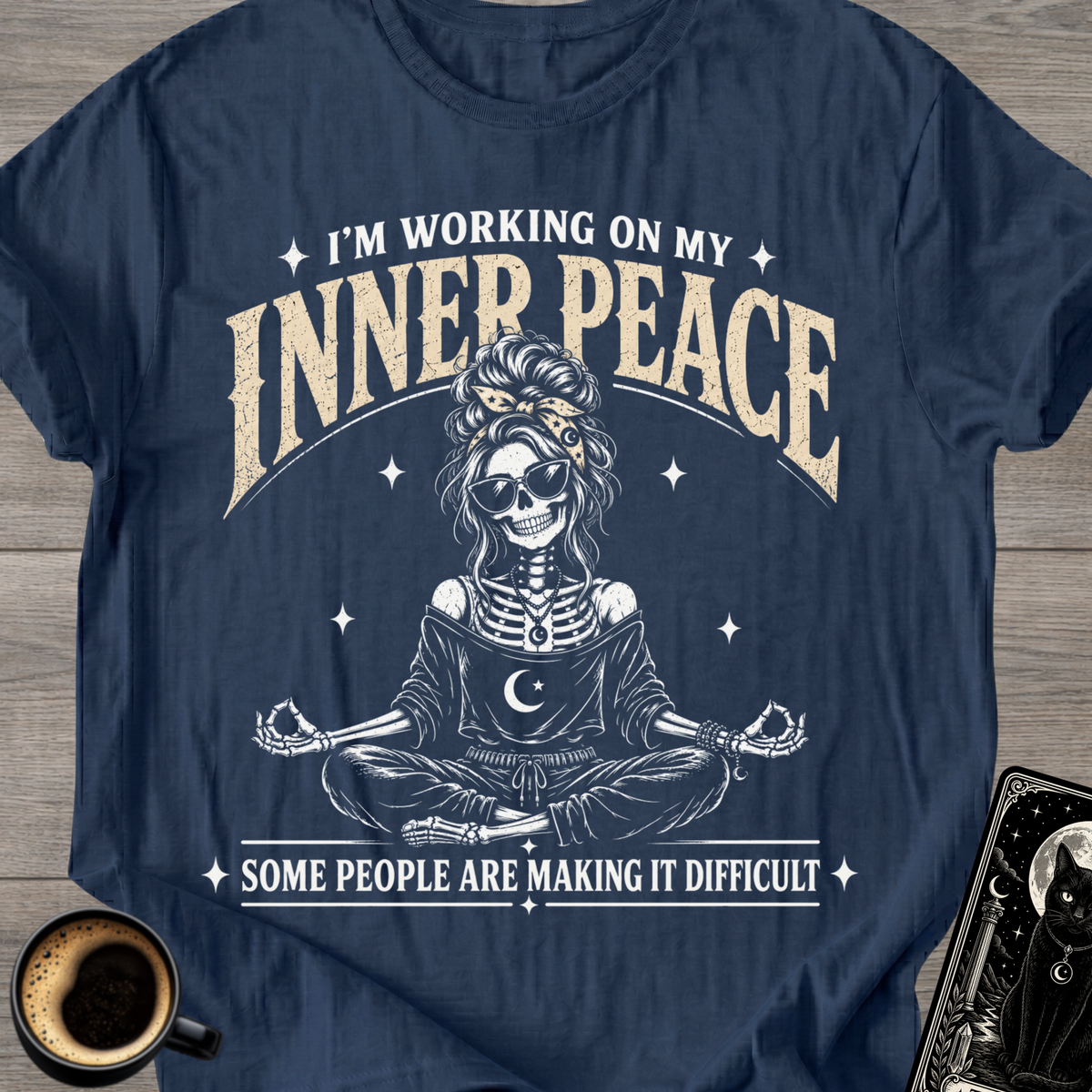Inner Peace Skeleton T-Shirt