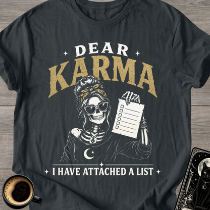 'I Have Attached a List' T-Shirt