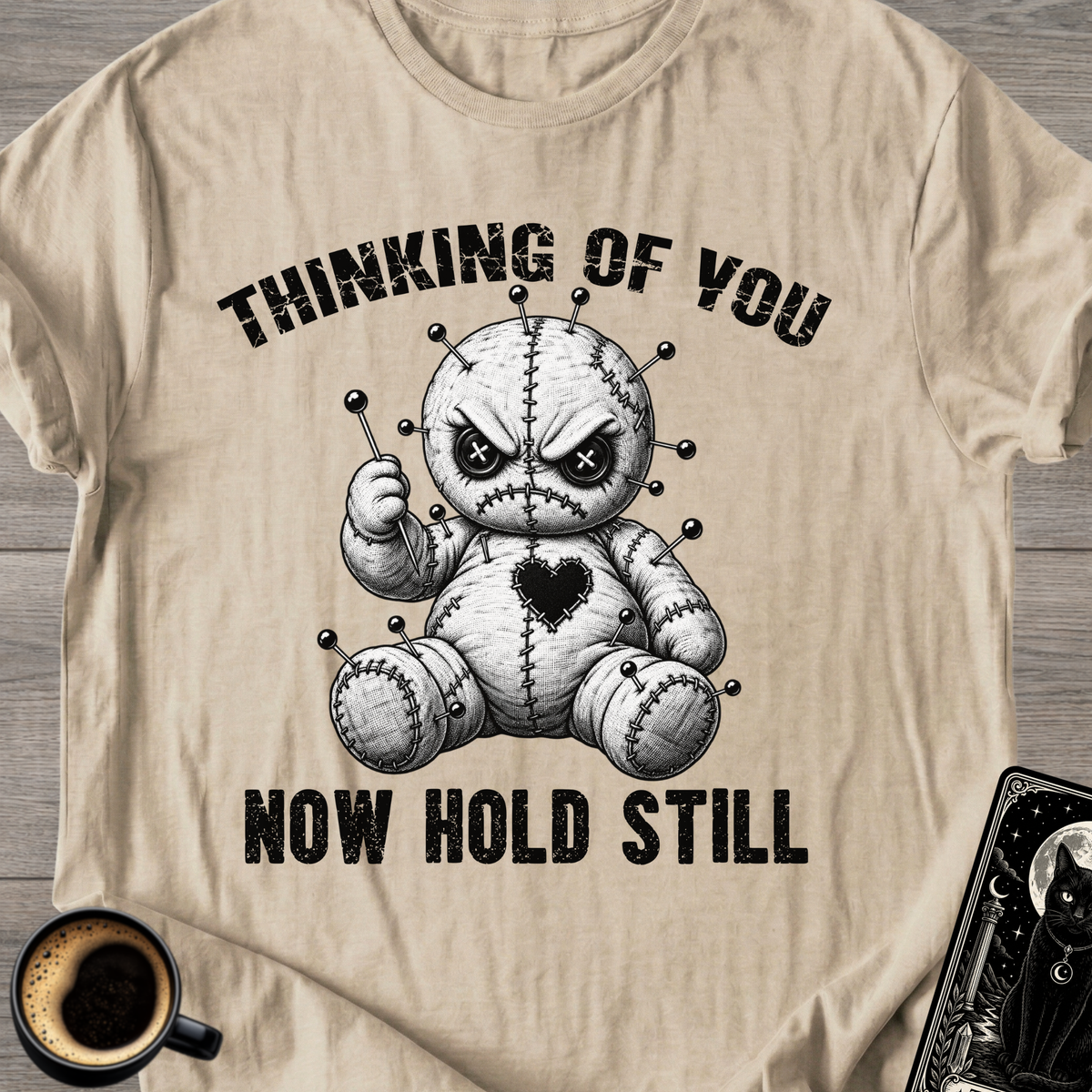 Angry Doll Hold Still T-Shirt