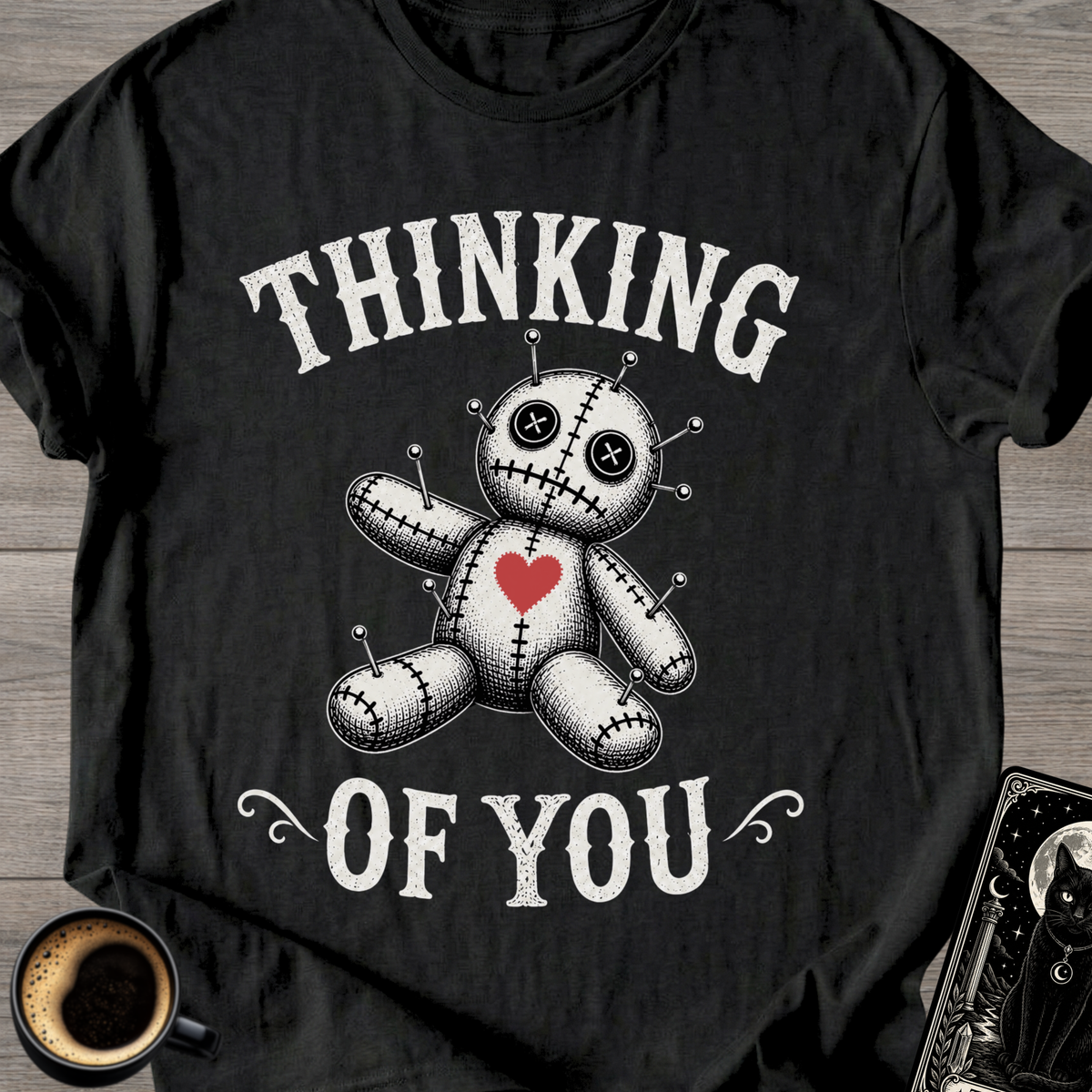 Red Heart Voodoo Doll T‑Shirt