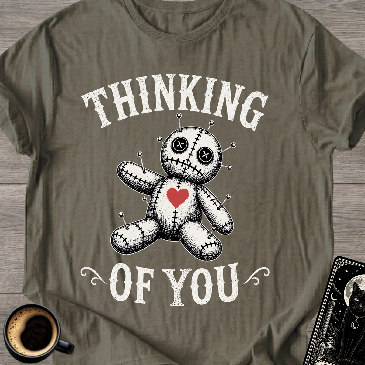 Red Heart Voodoo Doll T‑Shirt