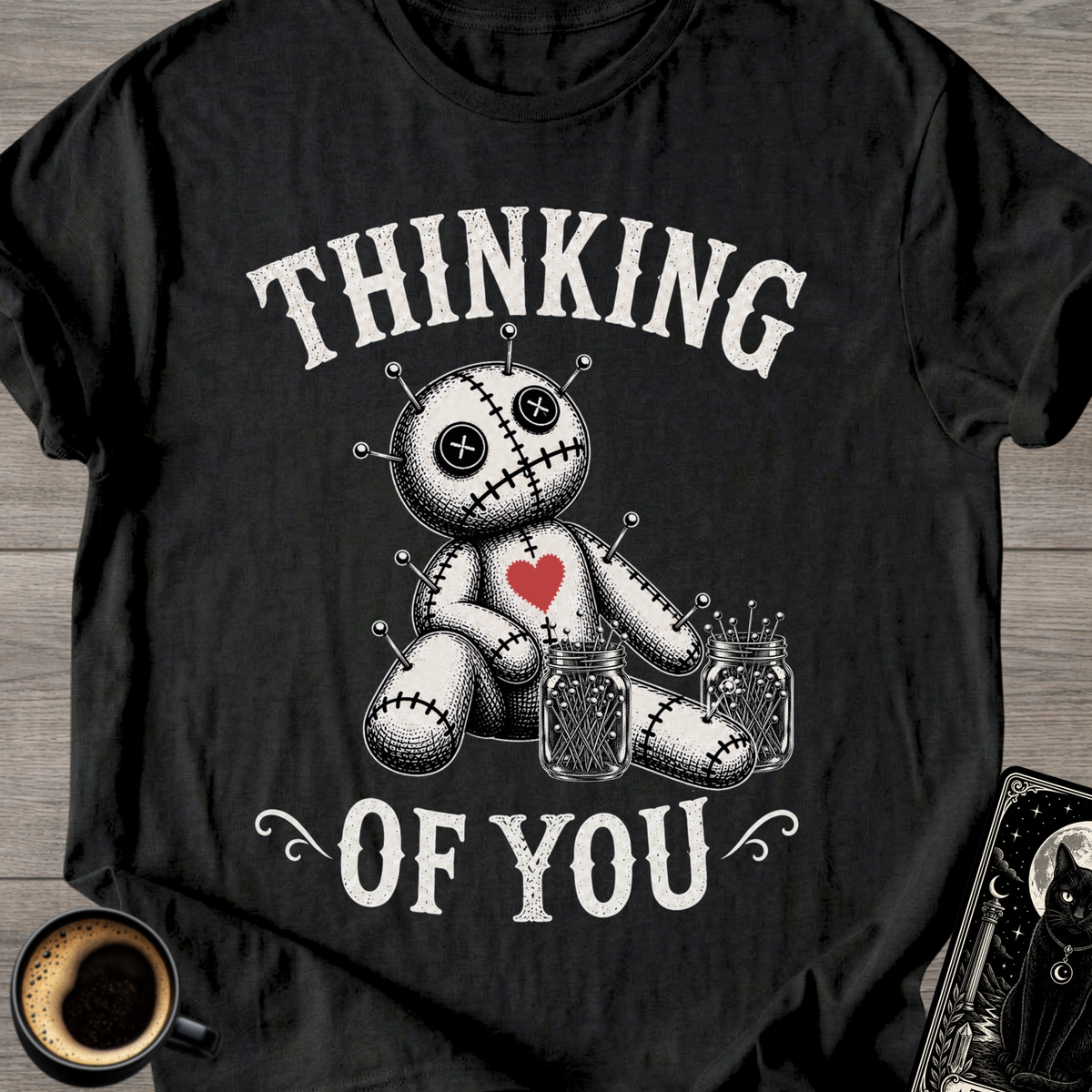 Jar of Pins Voodoo Doll T-Shirt