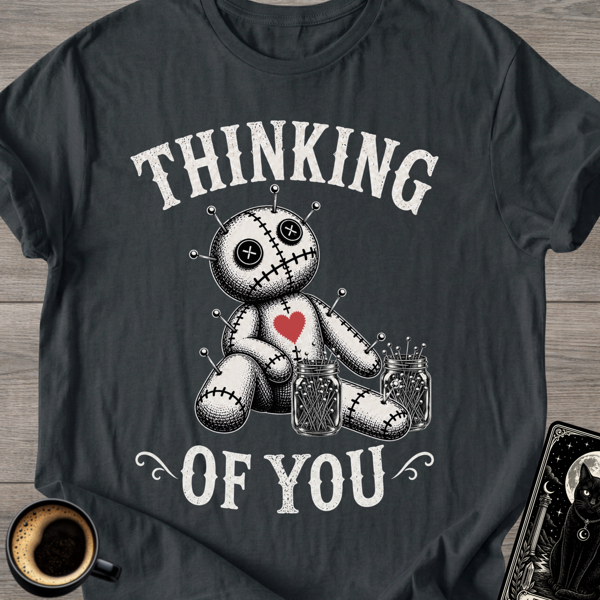 Jar of Pins Voodoo Doll T-Shirt