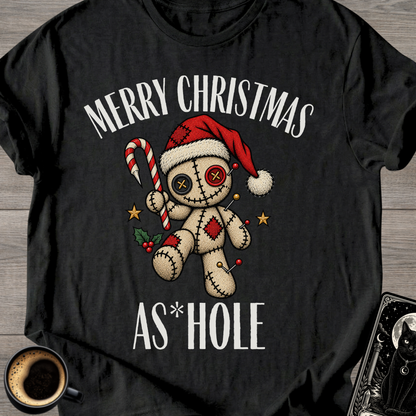 Merry Christmas As*hole” T-Shirt