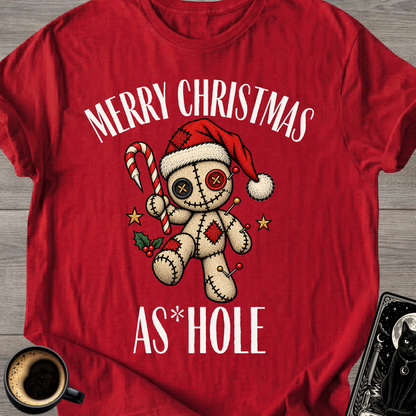 Merry Christmas As*hole” T-Shirt